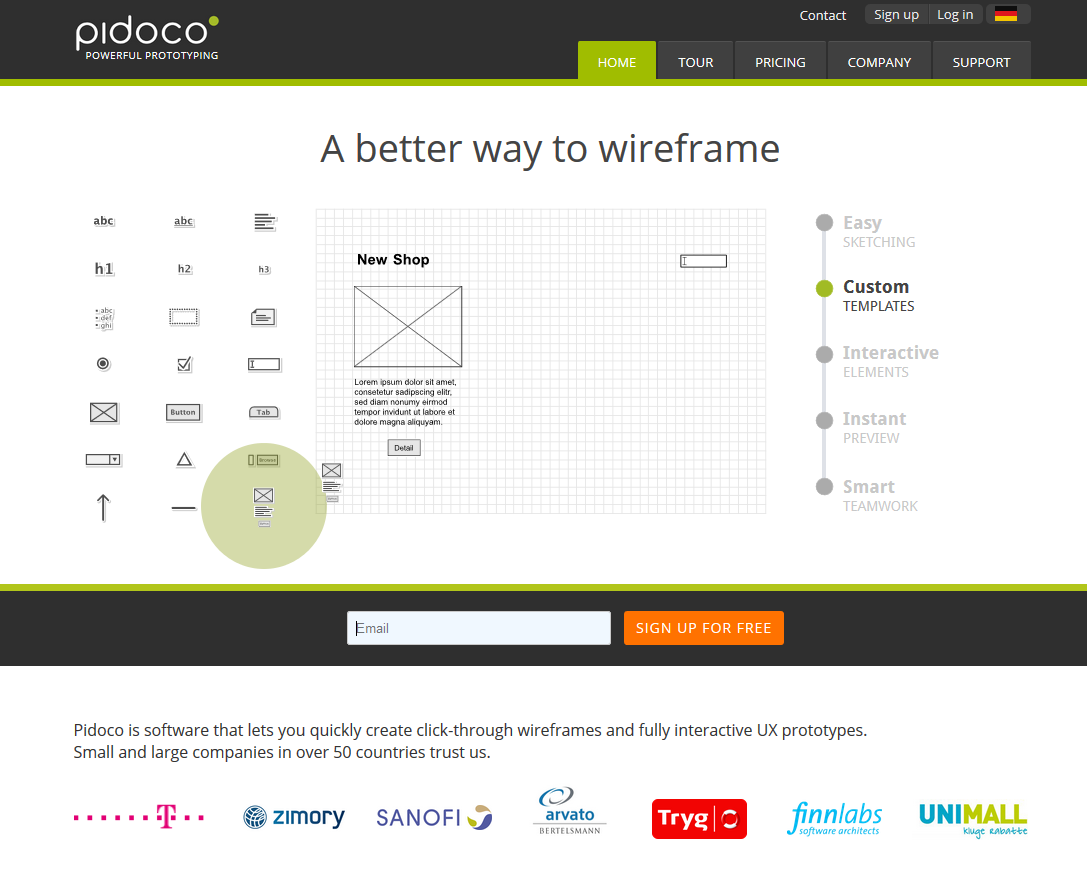 pidoco-maquettes-wireframe-application-mobile