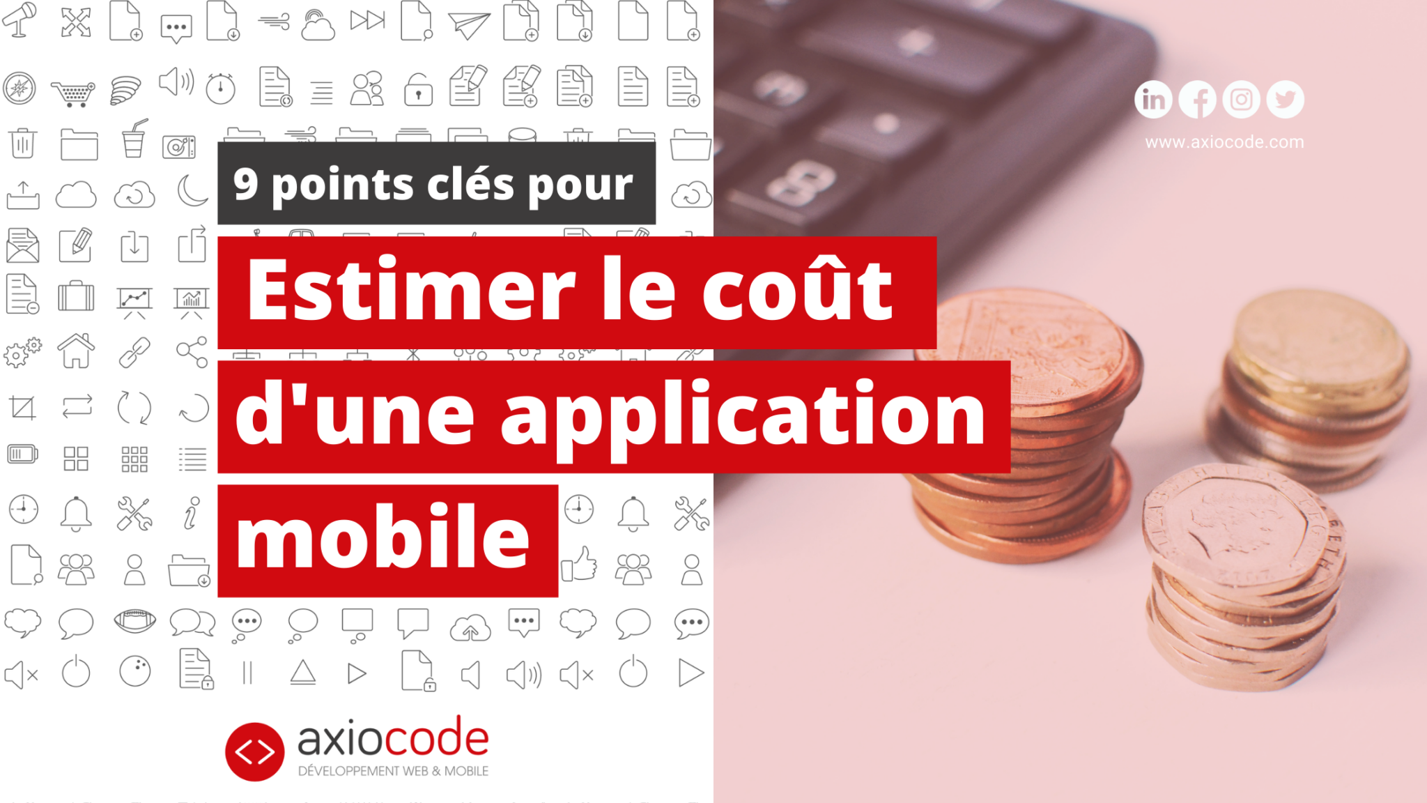 9 points clés pour estimer le coût de votre application