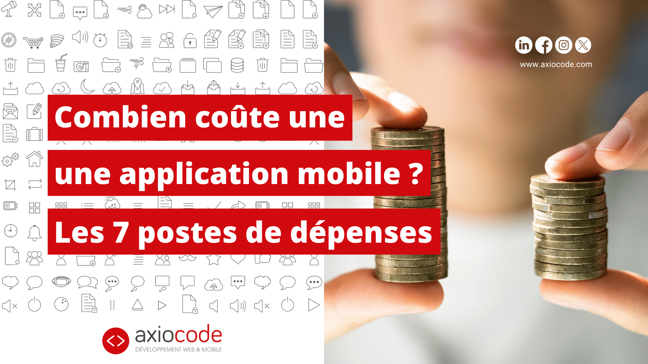 Combien coûte une application mobile ? Les 7 postes de dépenses