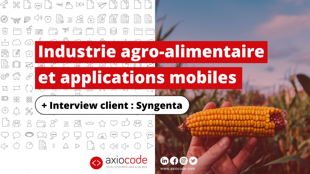 Mécanisation, numérisation, robotisation, L'industrie agroalimentaire se modernise. Les applications mobiles sont des solutions numériques au service de l'agriculture.