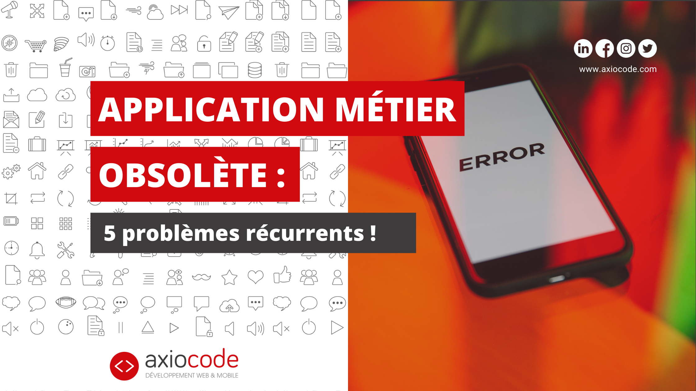 Application métier obsolète, quels problèmes ?