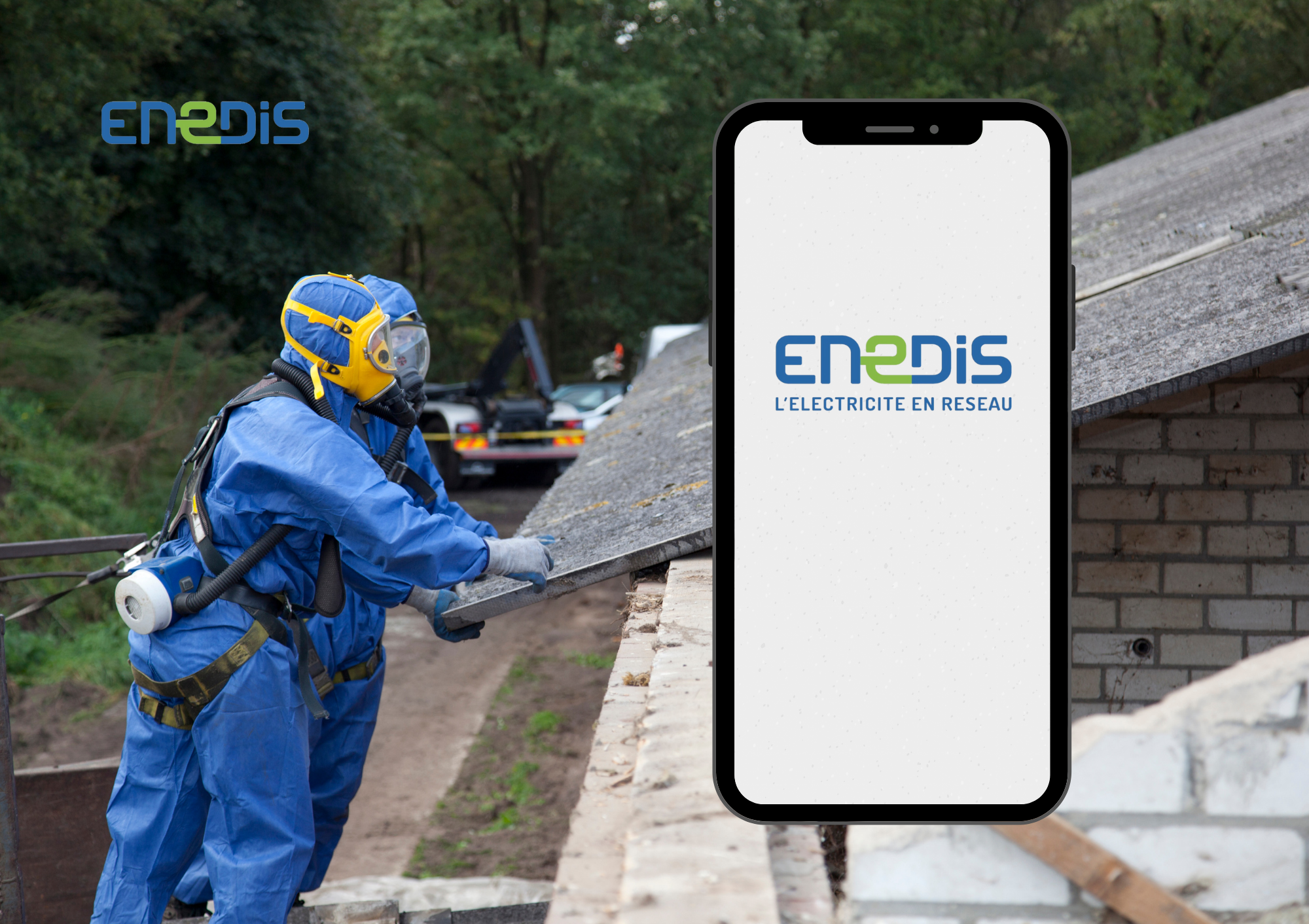 Application Enedis pour sécuriser les interventions de ses techniciens.