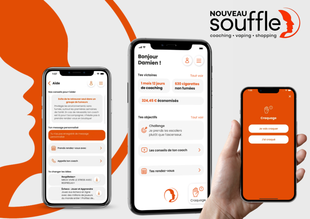 Visuel de l'application Nouveau Souffle