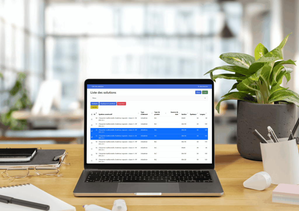 Institut technologique Forêt Cellulose Bois-construction Ameublement : réalisation faite par AxioCode