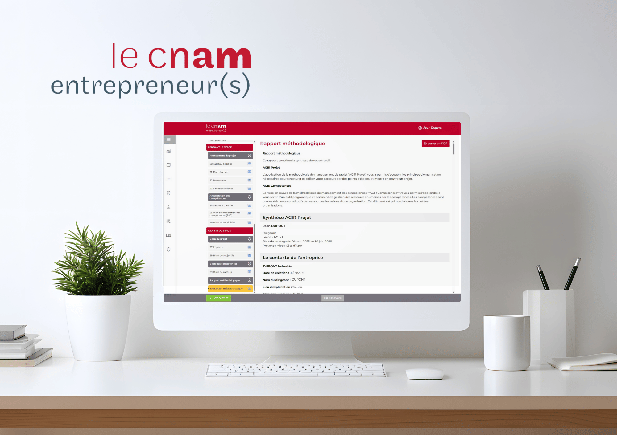 Méthode AGIR : du fichier Excel à l'application web pour la gestion des projets et des compétences au Cnam entrepreneur(s)